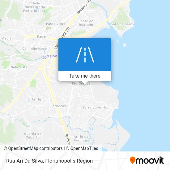 Rua Ari Da Silva map