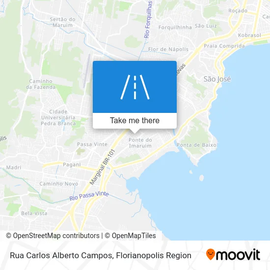 Rua Carlos Alberto Campos map