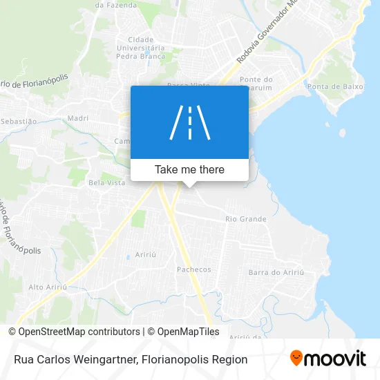 Rua Carlos Weingartner map