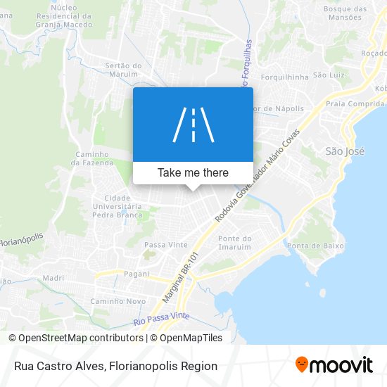 Mapa Rua Castro Alves