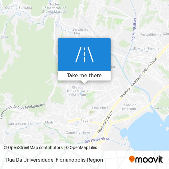 Rua Da Universidade map