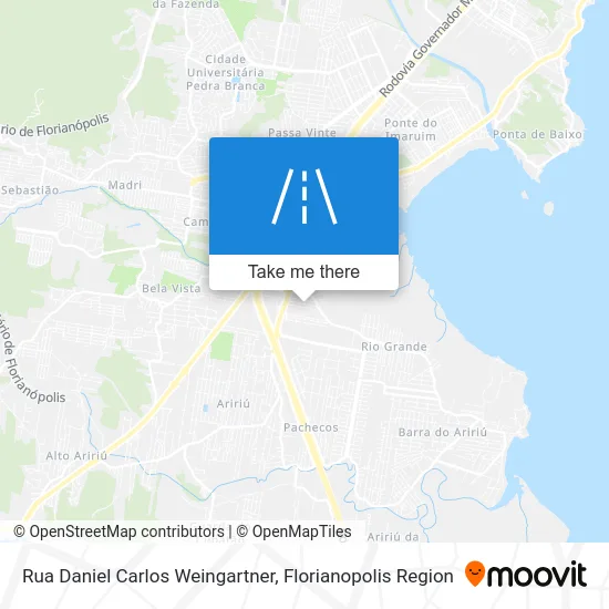 Rua Daniel Carlos Weingartner map