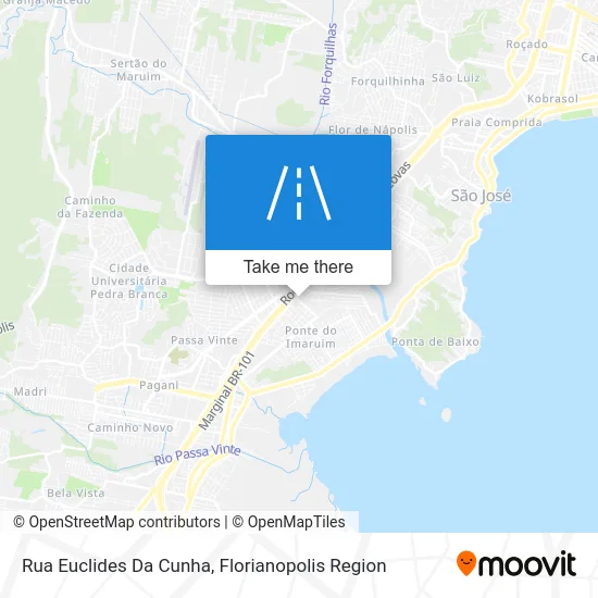 Rua Euclides Da Cunha map