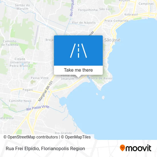 Rua Frei Elpídio map