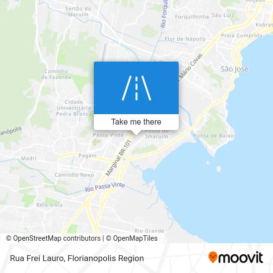 Rua Frei Lauro map
