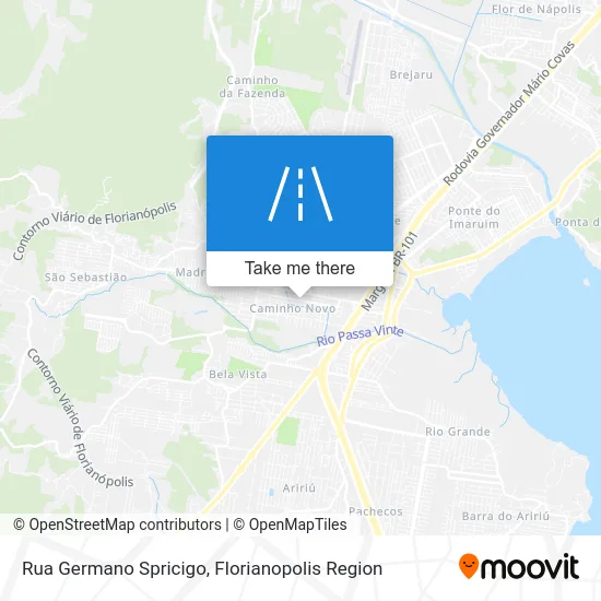 Rua Germano Spricigo map