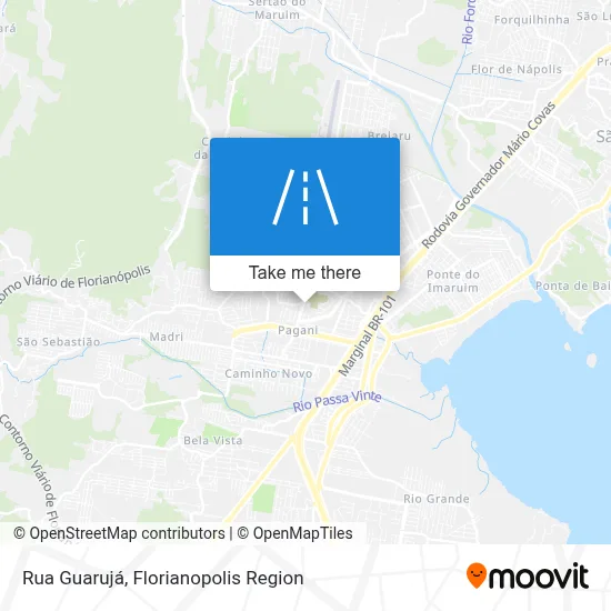 Rua Guarujá map