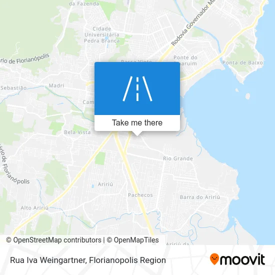 Rua Iva Weingartner map