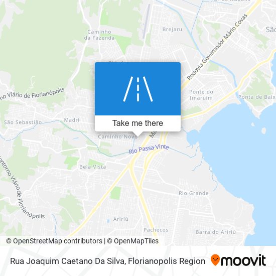 Mapa Rua Joaquim Caetano Da Silva