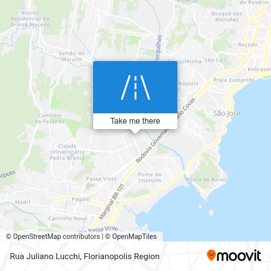 Rua Juliano Lucchi map