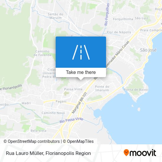 Rua Lauro Müller map