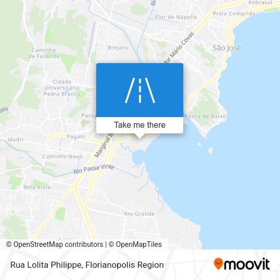 Rua Lolita Philippe map