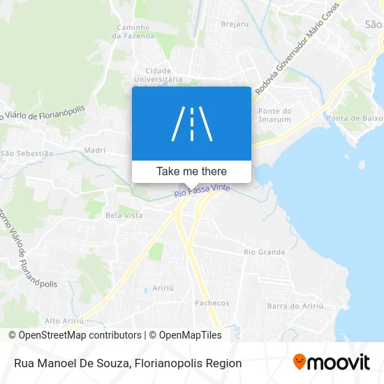 Rua Manoel De Souza map