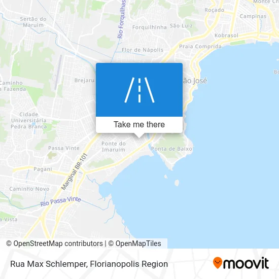 Rua Max Schlemper map