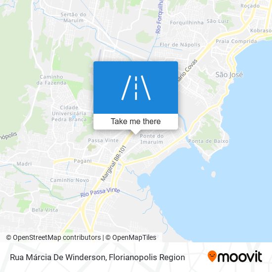 Mapa Rua Márcia De Winderson