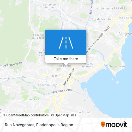 Rua Navegantes map