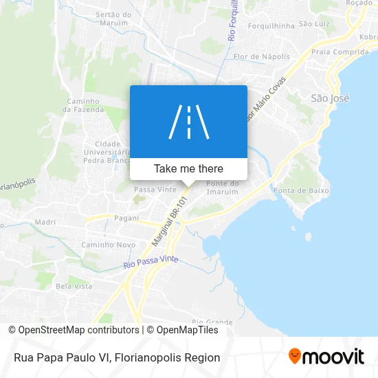 Rua Papa Paulo VI map