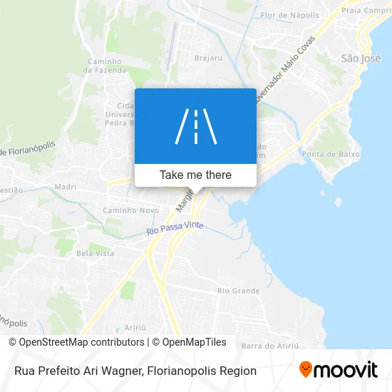 Rua Prefeito Ari Wagner map