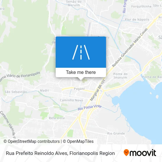 Rua Prefeito Reinoldo Alves map