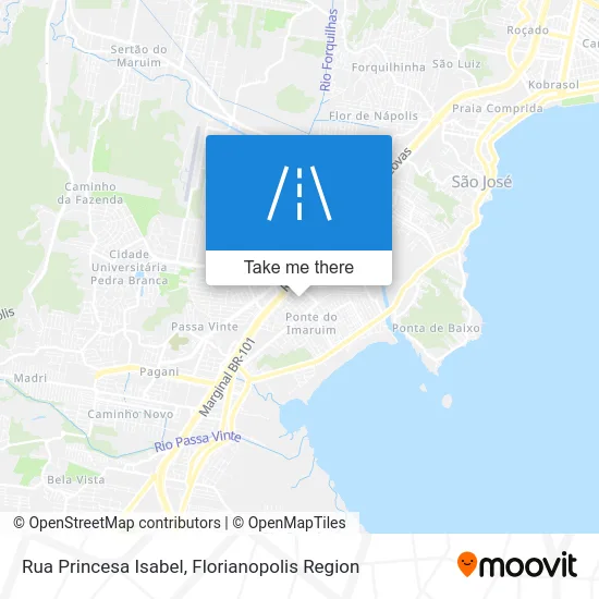 Rua Princesa Isabel map