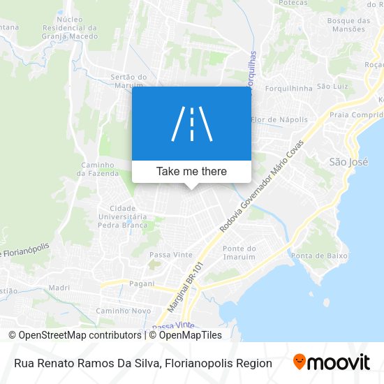 Rua Renato Ramos Da Silva map