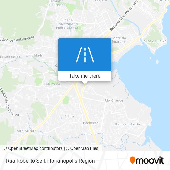 Rua Roberto Sell map