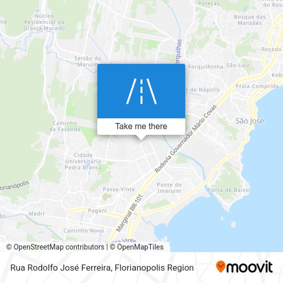 Rua Rodolfo José Ferreira map