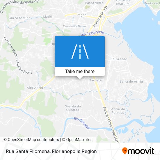 Rua Santa Filomena map