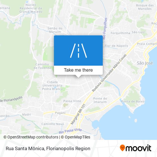 Rua Santa Mônica map