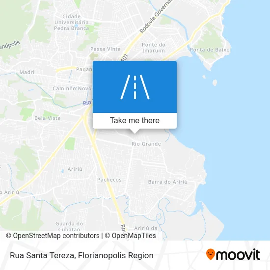 Rua Santa Tereza map