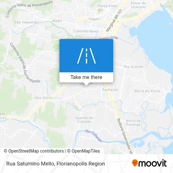 Rua Saturnino Mello map