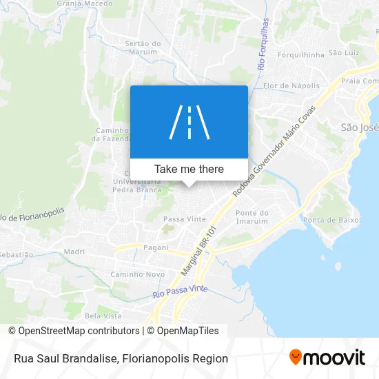 Rua Saul Brandalise map