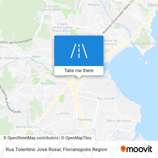 Rua Tolentino José Rosar map