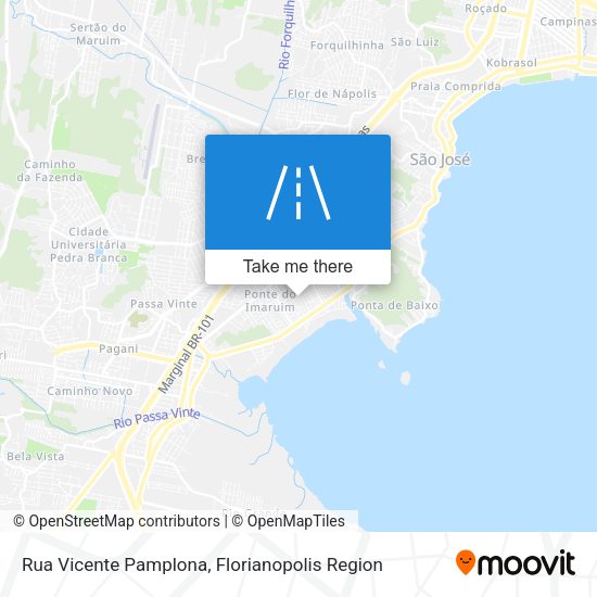 Rua Vicente Pamplona map