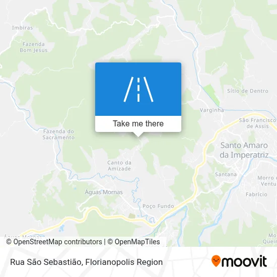 Rua São Sebastião map