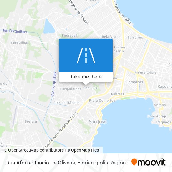 Rua Afonso Inácio De Oliveira map