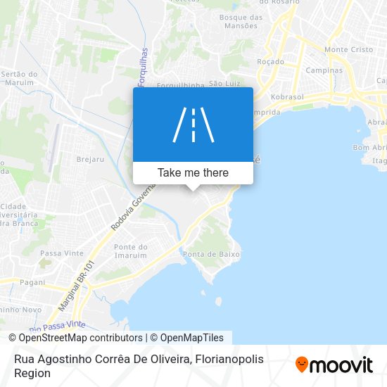Rua Agostinho Corrêa De Oliveira map