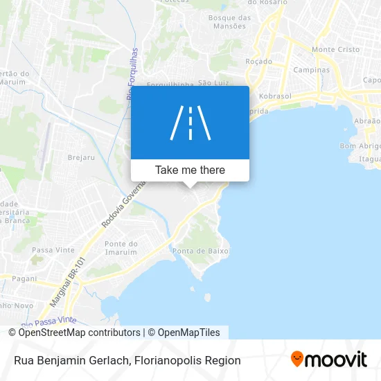 Rua Benjamin Gerlach map