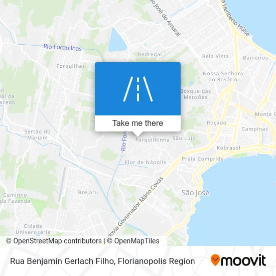 Rua Benjamin Gerlach Filho map