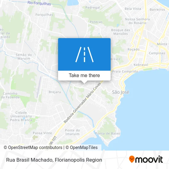Rua Brasil Machado map