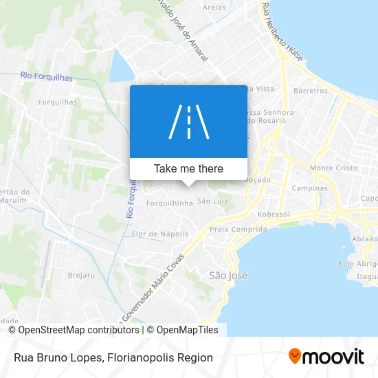 Rua Bruno Lopes map