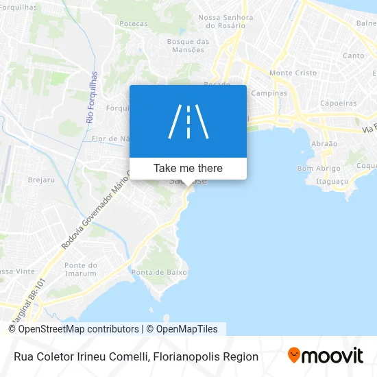 Rua Coletor Irineu Comelli map