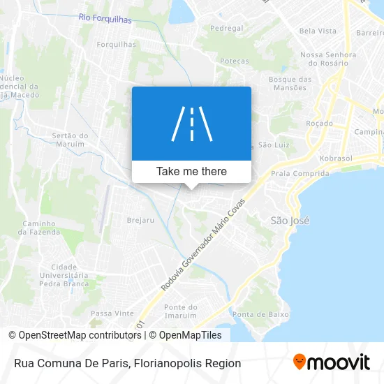 Rua Comuna De Paris map