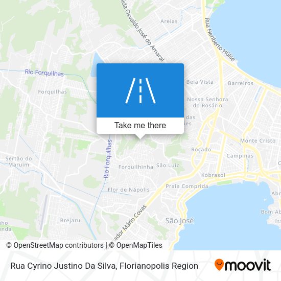 Rua Cyrino Justino Da Silva map