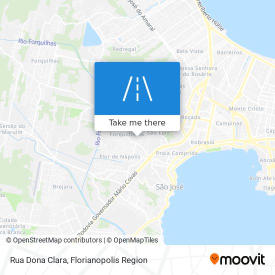 Rua Dona Clara map