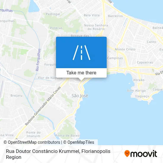 Rua Doutor Constâncio Krummel map