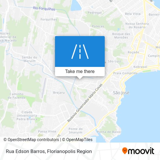 Rua Edson Barros map