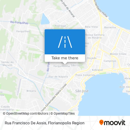 Rua Francisco De Assis map