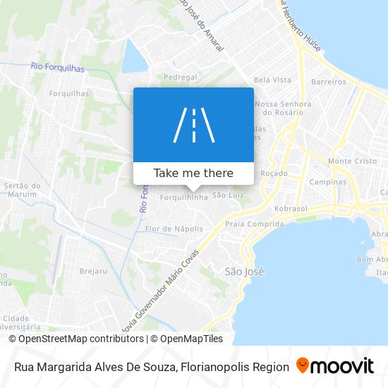 Mapa Rua Margarida Alves De Souza