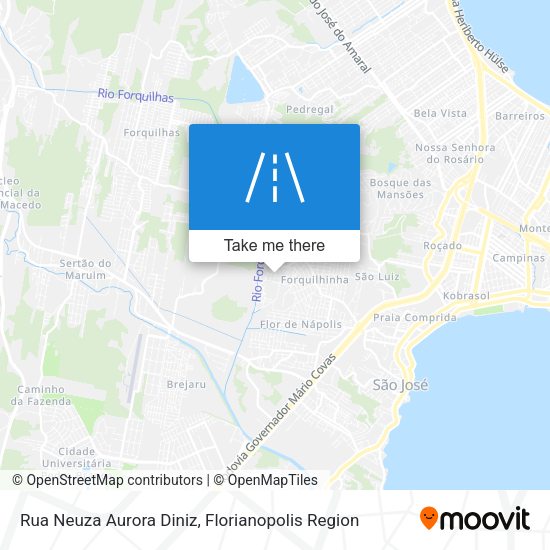 Rua Neuza Aurora Diniz map